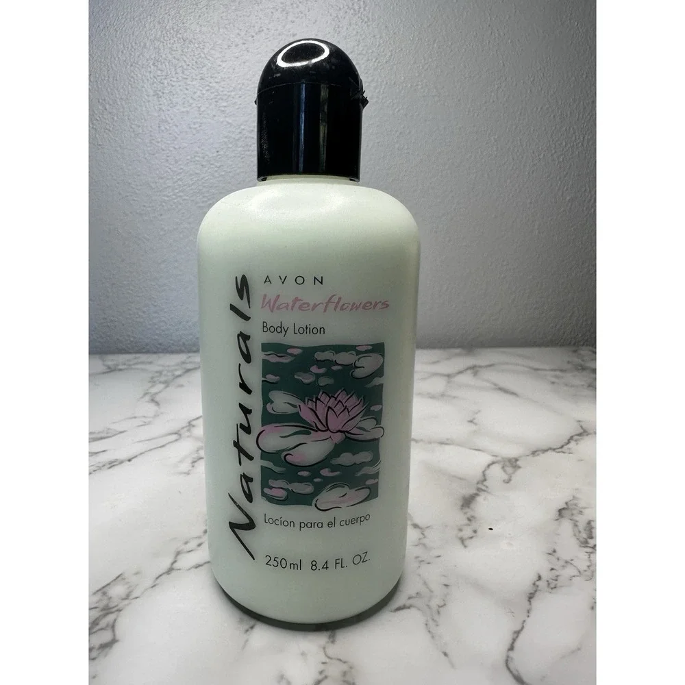 3 Vintage Avon Naturals Waterflowers Pineapple‎ Magnolia Spring Body Lotion New